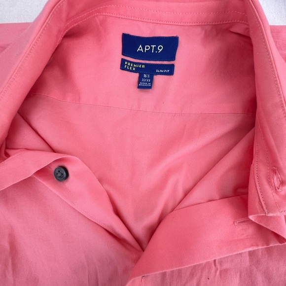 Apt. 9 Pink Dress Shirt Classic Fit # A1 - Picture 3 of 7